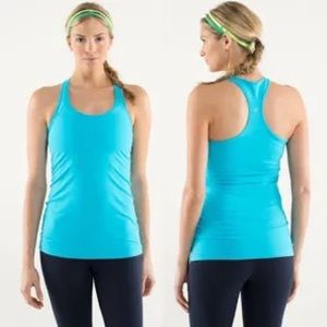Lululemon Spry Blue Cool Racerback Tank Top 6